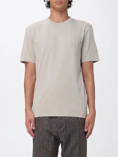 Dsquared2 T-shirt Men Color Beige In Gray