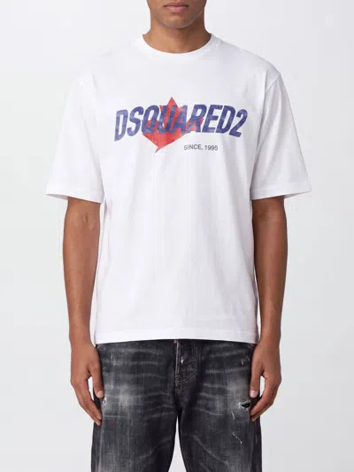 DSQUARED2 DSQUARED2 T-SHIRT MEN COLOR WHITE,I77409001