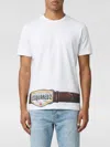 Dsquared2 White Crew Neck T-shirt In White