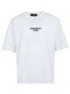Dsquared2 White Cotton T-shirt With Logo In White