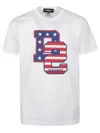 Dsquared2 T-shirt Aus Baumwolle Mit Logodruck In White