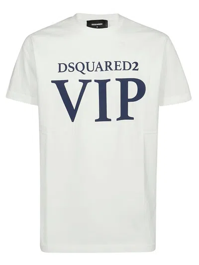 Dsquared2 Logo-print Cotton T-shirt In White