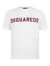 Dsquared2 Cool Football Crew Cotton T-shirt In White