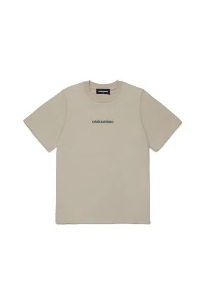 Dsquared2 T-shirt With Logo In Gray