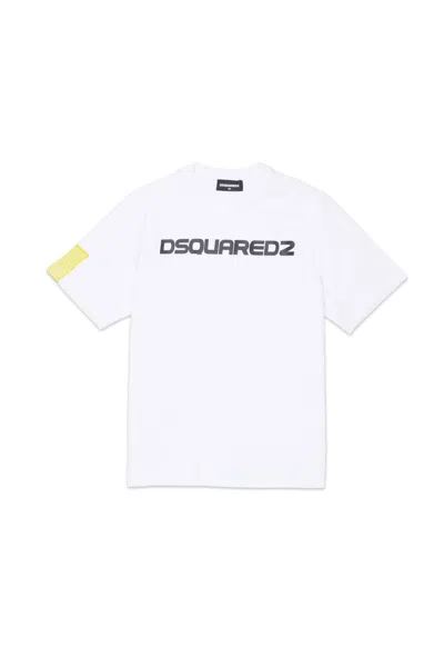 Dsquared2 T-shirt With Logo On The Chest In White