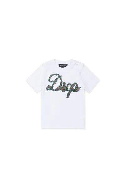 Dsquared2 Kids' T-shirt With Logo In White