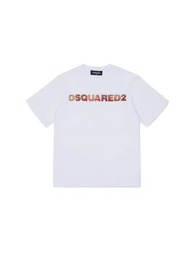 D-squared2 Kids' T-shirts In White