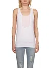 Dsquared2 Feminine Double Tank Top In Pink For Ss24