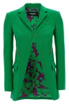 Dsquared2 Tulle Insert Blazer Jacket Blazer And Suits Green