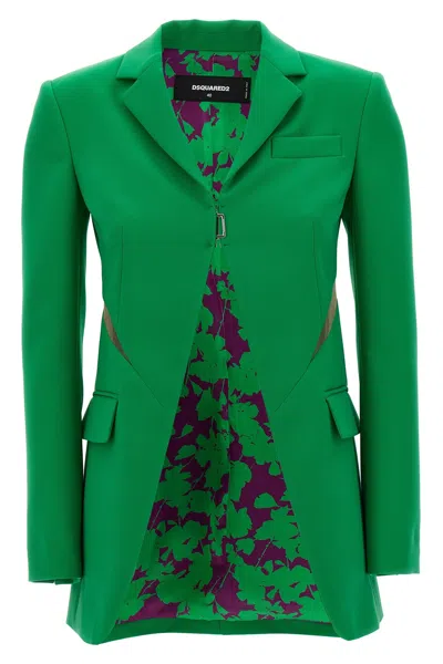DSQUARED2 DSQUARED2 TULLE INSERT BLAZER JACKET