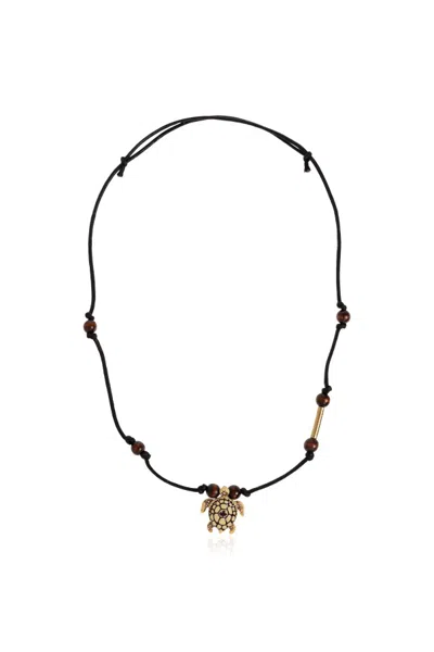 DSQUARED2 DSQUARED2 LOGO DETAIL TURTLE NECKLACE