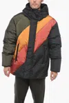 Dsquared2 Oversized Down Jacket With Flap Pockets In Multi