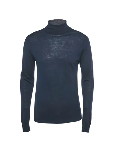 Pre-owned Dsquared2 Turtleneck Jumper In Blue