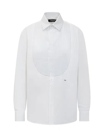 Dsquared2 Elegant Tuxedo Shirt For Women In White