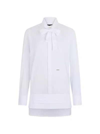 Dsquared2 Tuxedo Shirt In White