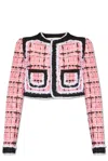 DSQUARED2 DSQUARED2 TWEED CROPPED BLAZER
