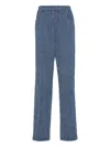 Dsquared2 Tweed Trousers In Blue