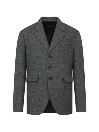 Dsquared2 Tweed2 Osaka Blazer In Gray
