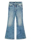 Dsquared2 Twiggy Flared Jeans In Blue