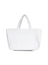 Dsquared2 Cotton Terry Maxi Tote Bag With All-over Logo In White