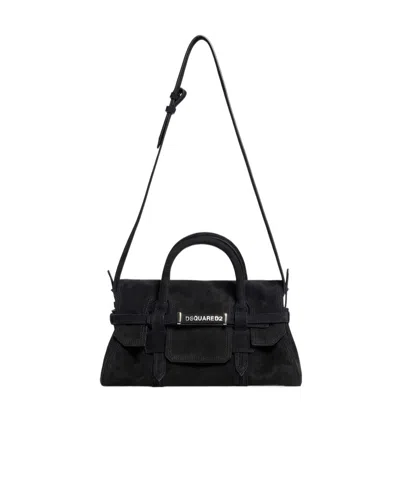 Dsquared2 Twin Handbag In Black