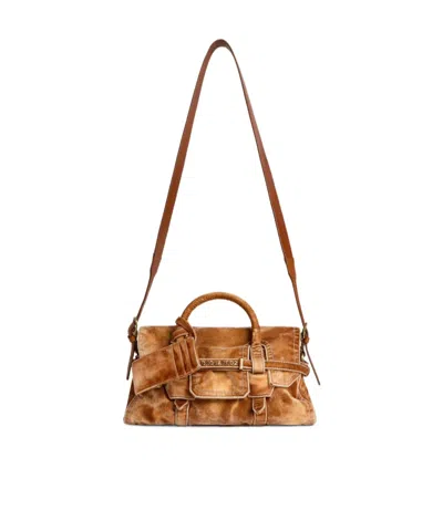 Dsquared2 Twin Handbag In Camel