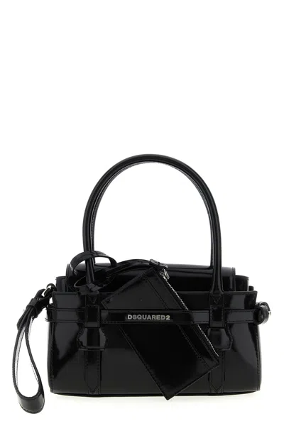 Dsquared2 'twin Mini' Handbag In Black