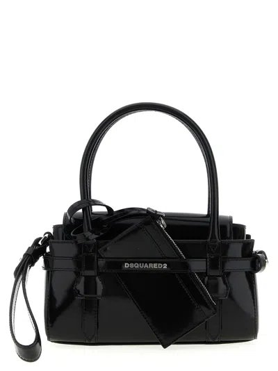 Dsquared2 'twin Mini' Handbag In Black