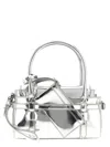 Dsquared2 Twin Mini Handbag In Silver