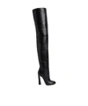 Dsquared2 Twin Over-the-knee Heeled Boots In Black