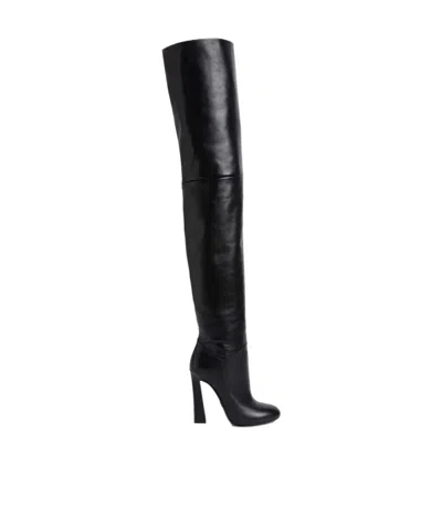 DSQUARED2 TWIN OVER-THE-KNEE HEELED BOOTS
