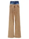 Dsquared2 Corduroy Dual Waistband Wide-leg Trousers