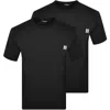 Dsquared2 Bi Pack Tee Reg Fit In Black