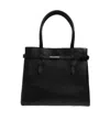 Dsquared2 Strap Leather Tote Bag In Red