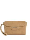 Dsquared2 Twin Top Handle Clutch In Nude