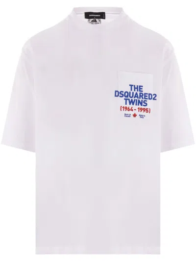 Dsquared2 Twins T-shirt In White