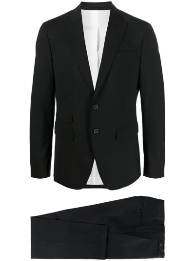Dsquared2 Two-piece Single-breasted Suit In Schwarz