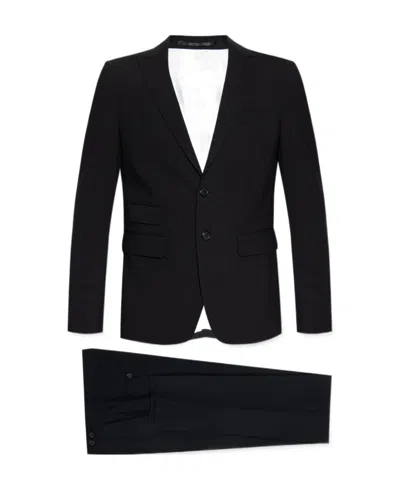Dsquared2 Two-piece Single-breasted Suit In Black