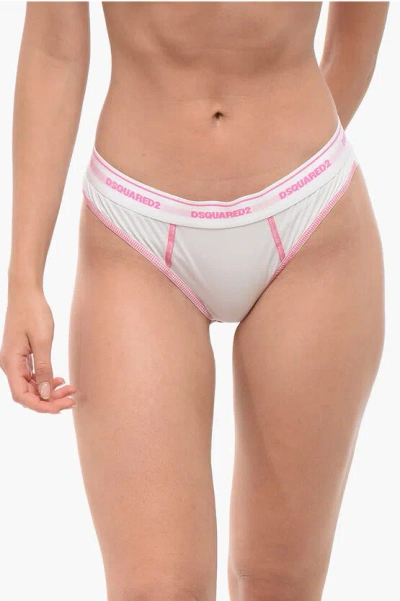 Dsquared2 Two-tone Brief With Logoed Band
