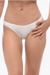 Dsquared2 Two-tone Cotton Slip In White