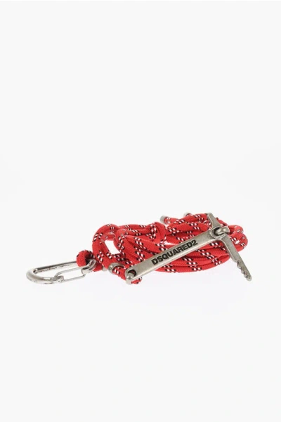 Dsquared2 Two Tone Paracord Belt With Logo