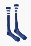 Dsquared2 Two-tone Ribbed Long Socks