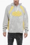 Dsquared2 Two-toned Hoodie Sweatshirt With Embroidered Logo