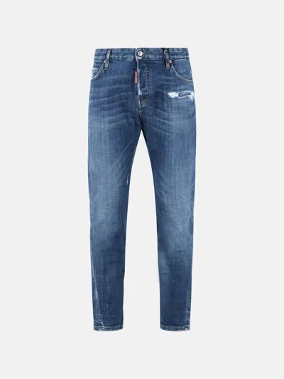 Dsquared2 'twst' Blue Cotton Jeans