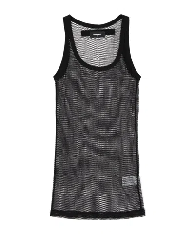 Dsquared2 U-neck Vest In Black