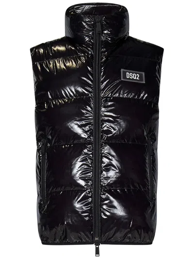 Dsquared2 Ultra Light Down Jacket In Black