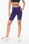 Dsquared2 Underwear Biker Leggings With Logoed Bands In Blue