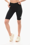 Dsquared2 Underwear Ceresio Biker Leggings With Elastic Waistband In Black