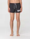 Dsquared2 Logo-print Swim Shorts In Black