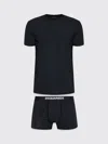 Dsquared2 Dsquared Men T-shirt And Boxer Set In Black